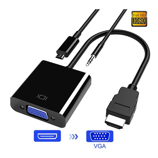 HDMI to VGA with Audio and Power Supply 01