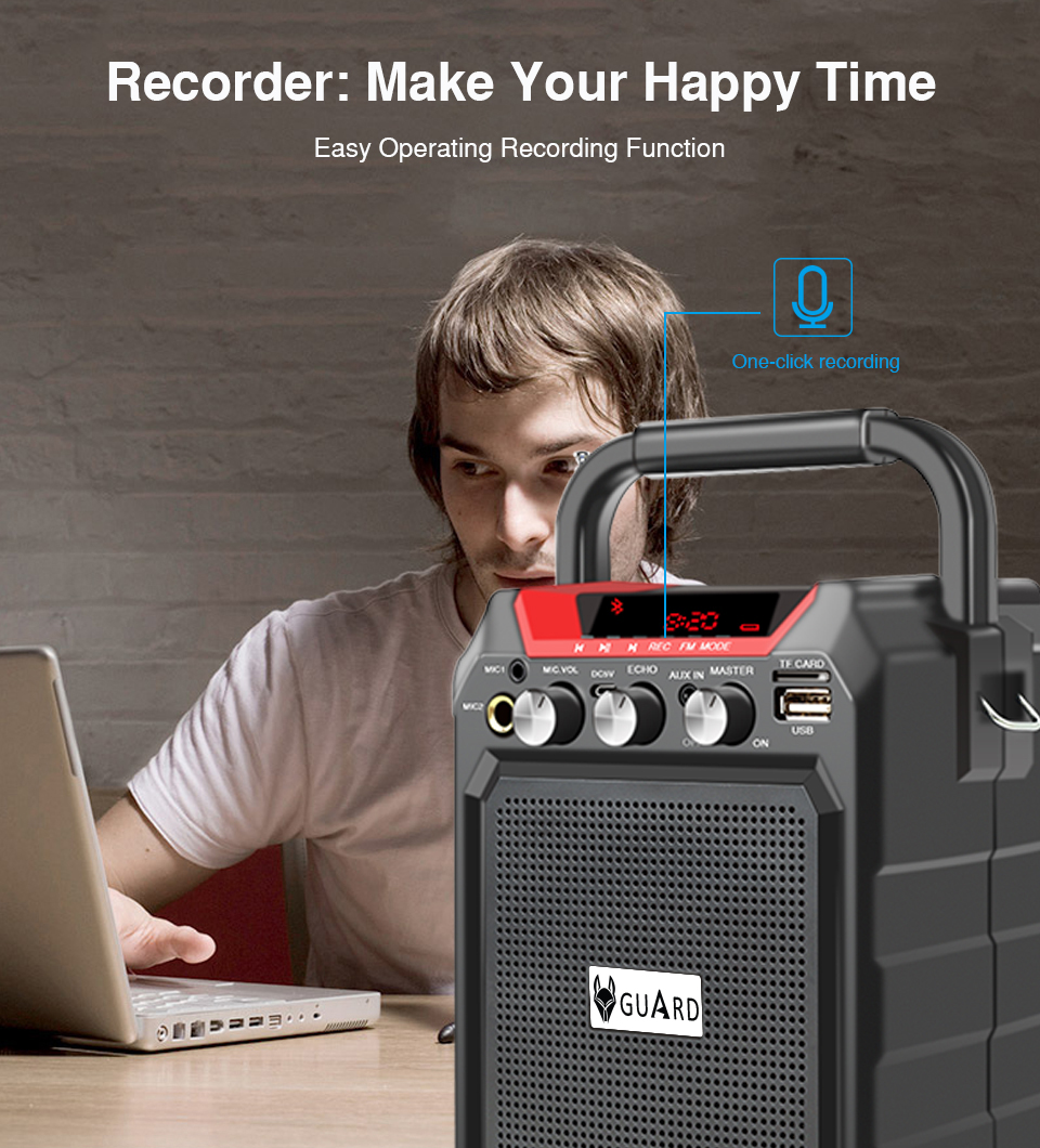 GK99W Portable Wireless Speaker 5