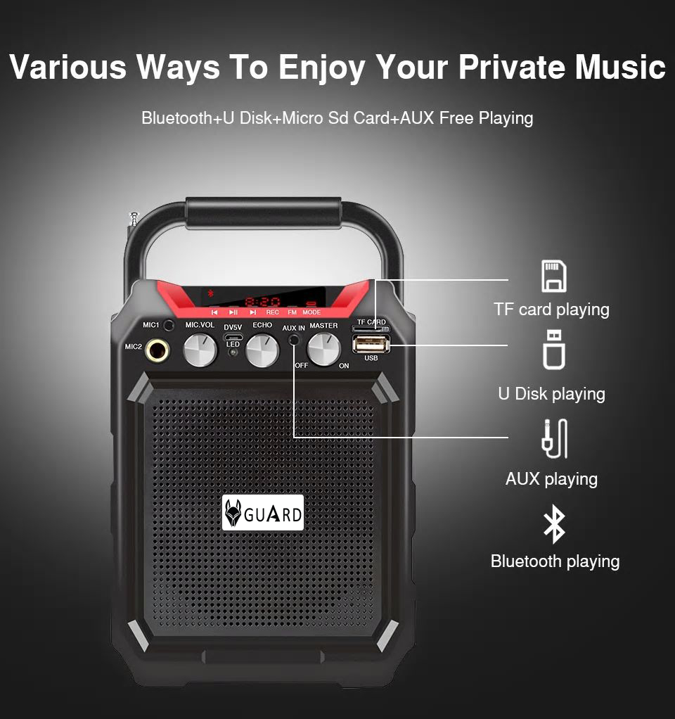 GK99W Portable Wireless Speaker 7