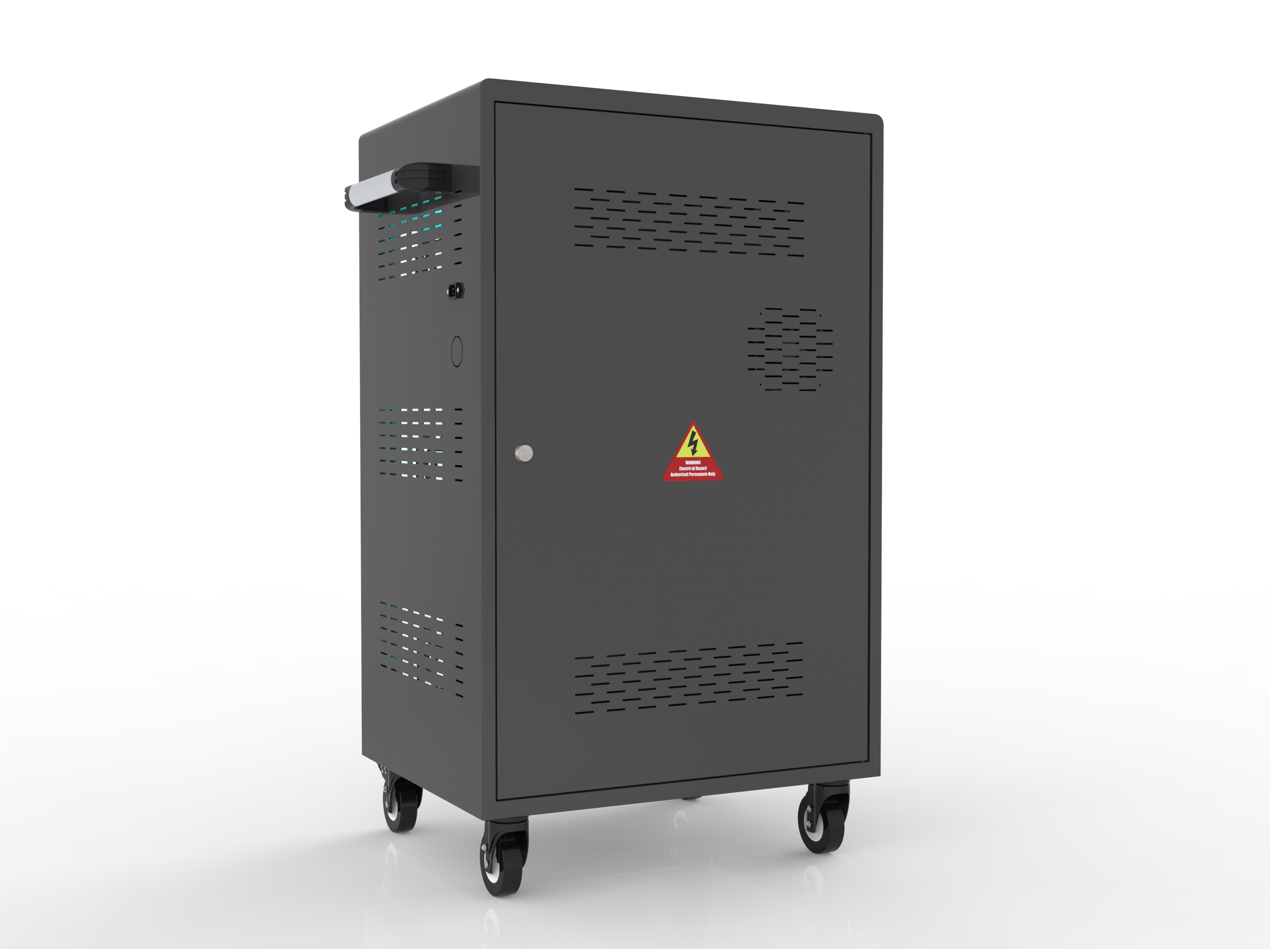Mobile Charging Cart And Cabinet 30-Device With Combination Lock - Bed