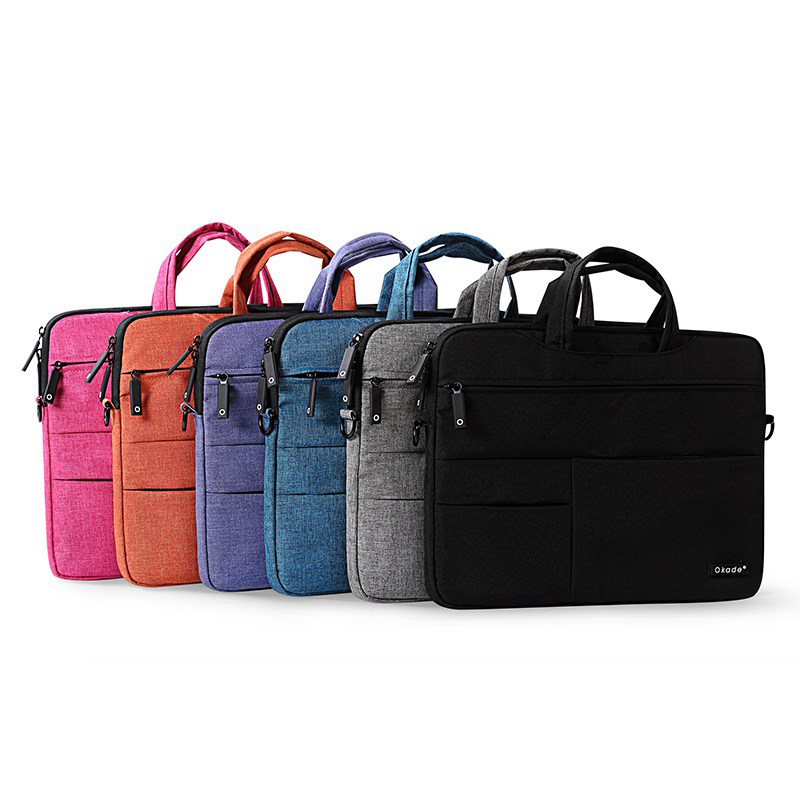 Okade Waterproof Laptop Bag with Hand Strap and Body Sling 01