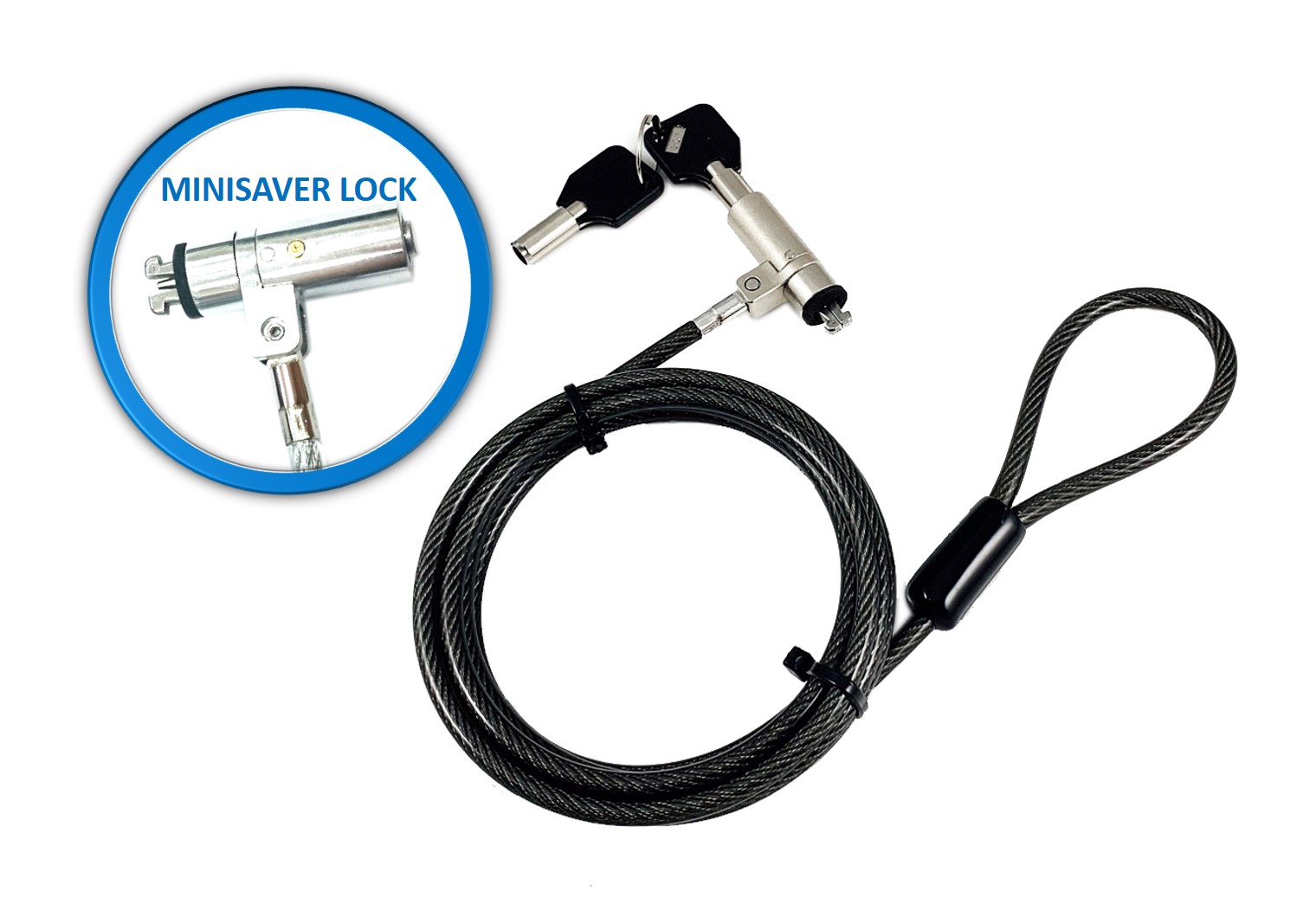Kensington Minisaver Keyed Cable Lock 03