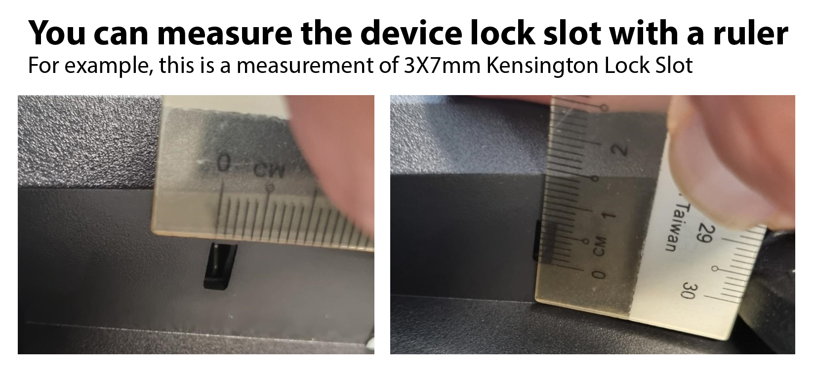 Measure Device Lock Slot