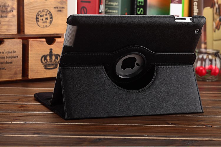360 Degree Rotation Book Case Black 03