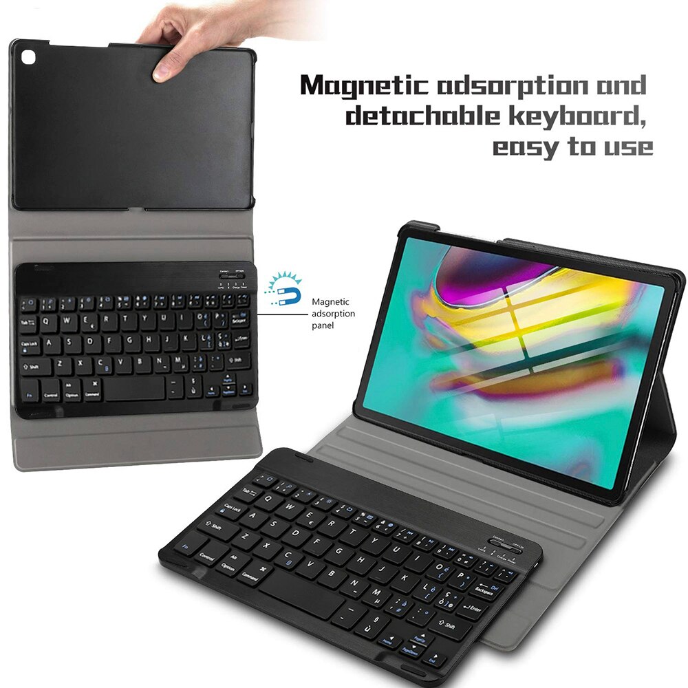 PU Leather Bluetooth Keyboard for SM T720 03