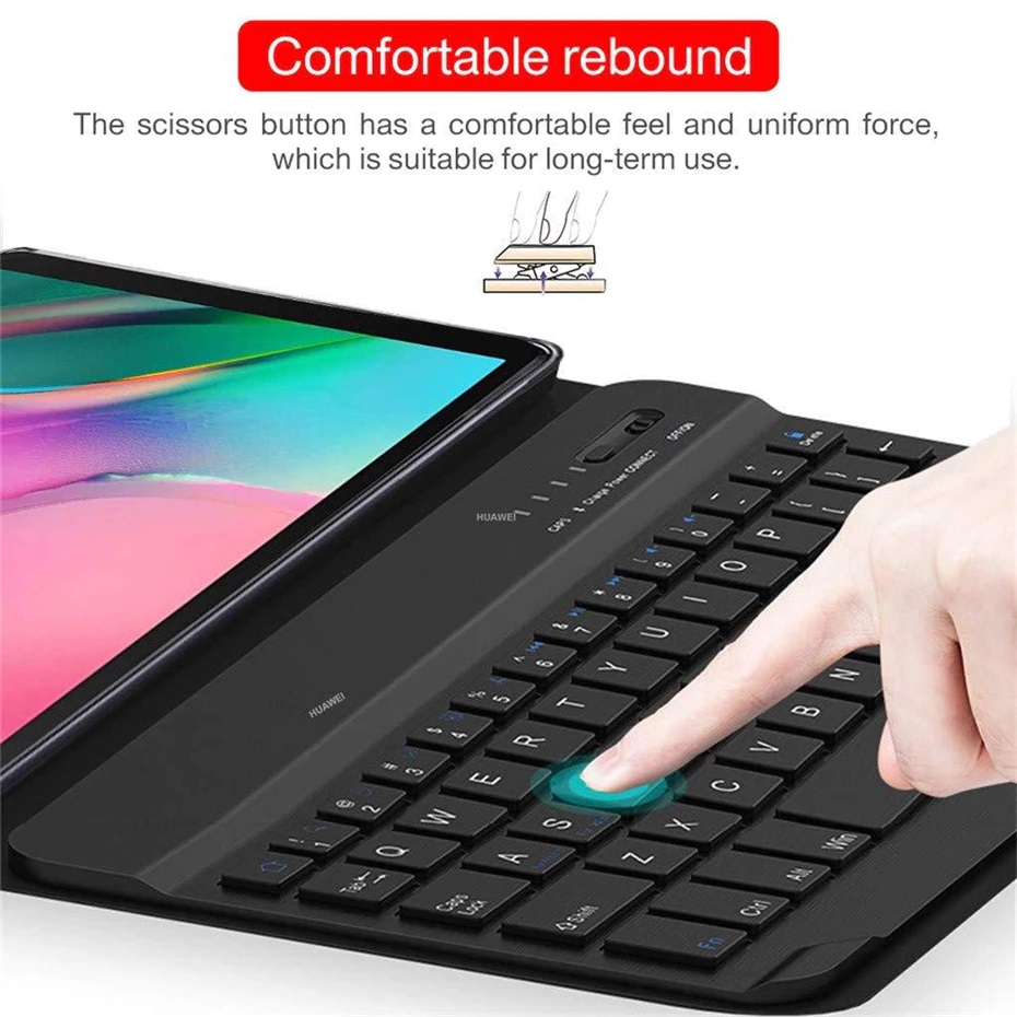 PU Leather Bluetooth Keyboard for SM T720 08